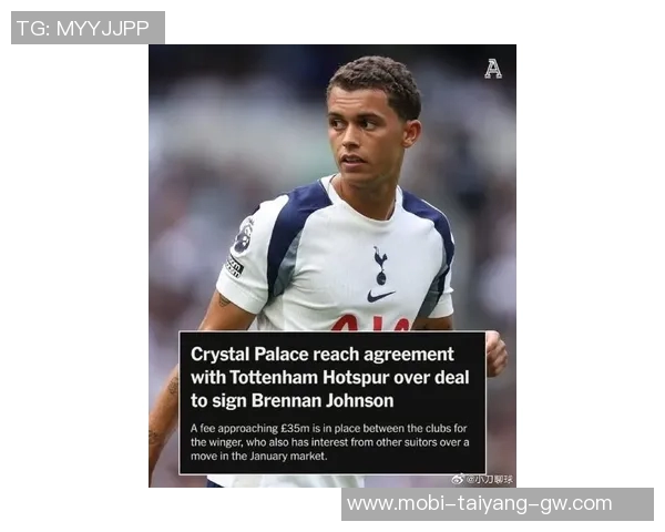 布伦南约翰逊今日完成体检即将加盟水晶宫球队